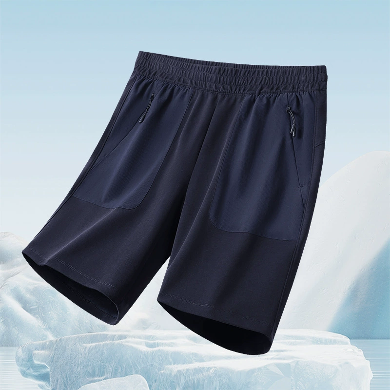 Новый летний продукт в клетку, морщинистые шорты, мужские свободные и удобные дикие повседневные тренды