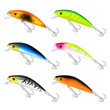 浮水圆头米诺鱼饵7cm8g仿生路亚饵硬饵夜光假饵翘嘴鲌饵夜钓鱼具