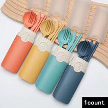 U 93040 Straw portable tableware set �ոѱ�Я�;��ļ���