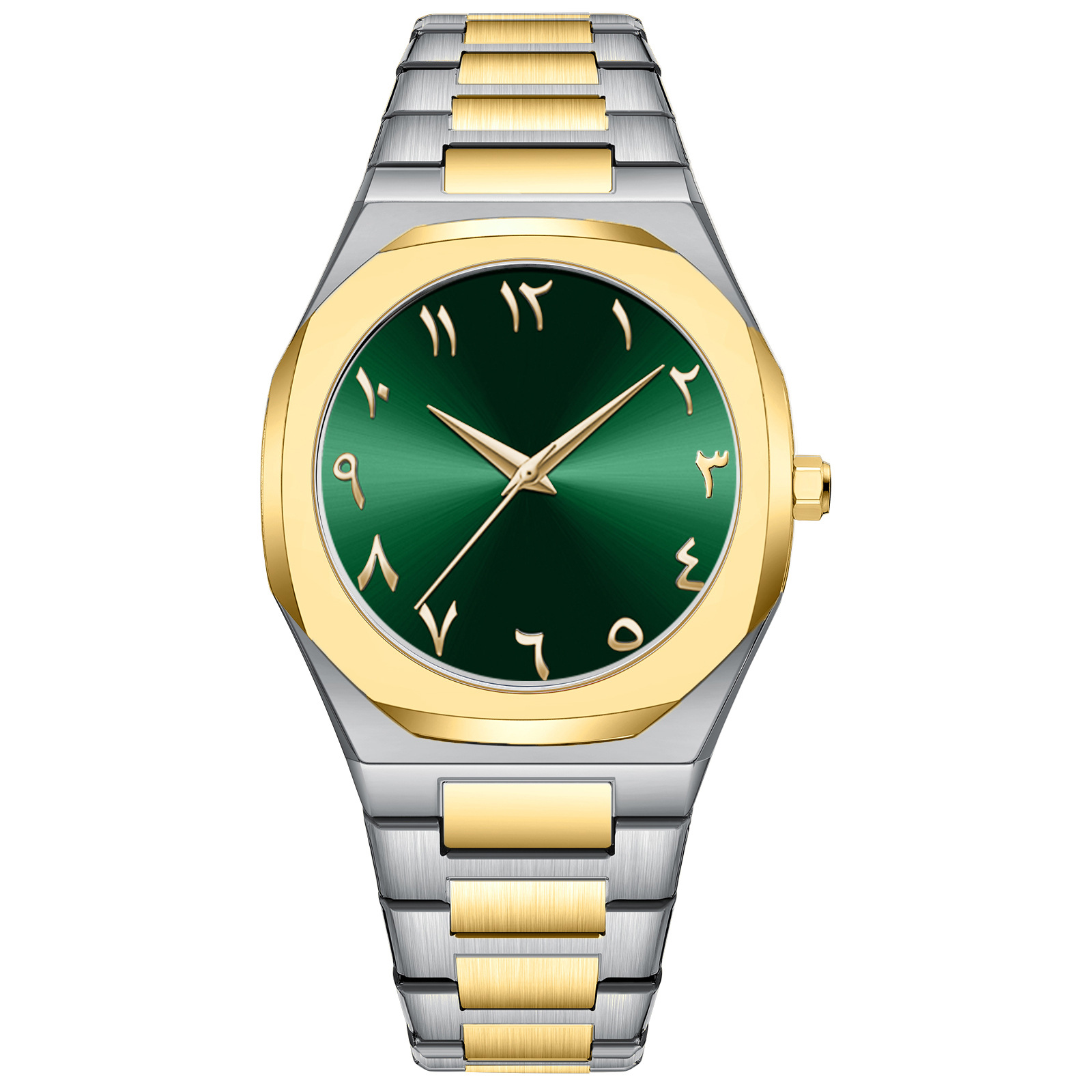 外国貿易クロスボーダー卸売防水時計メンズ腕時計メンズオールブラックアラビアダイヤルハイエンド合金クォーツ時計