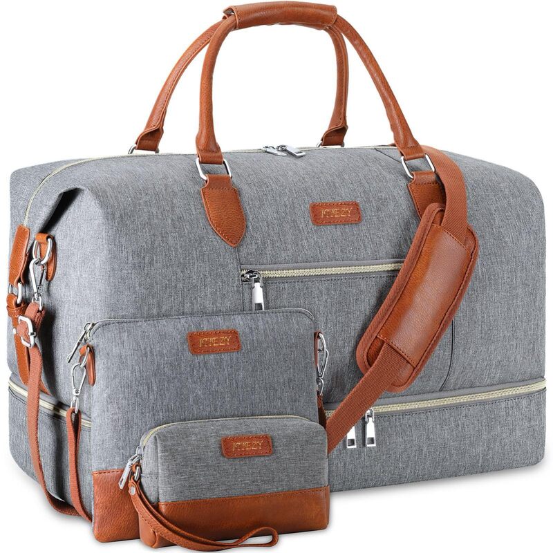 Fitness Bag with Shoe Compartment, Women's Weekend Bag, Suitable for Luggage, Travel, Exercise, Camping, Large Capacity Fitness Bag with Shoe Compartment, Women's Weekend Bag, Suitable for Luggage, Travel, Exercise, Camping, Large Capacity