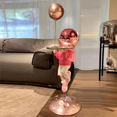 Nordic astronaut large floor-to-ceiling tray ornaments entry entrance living room TV cabinet home decoration housewarming gift