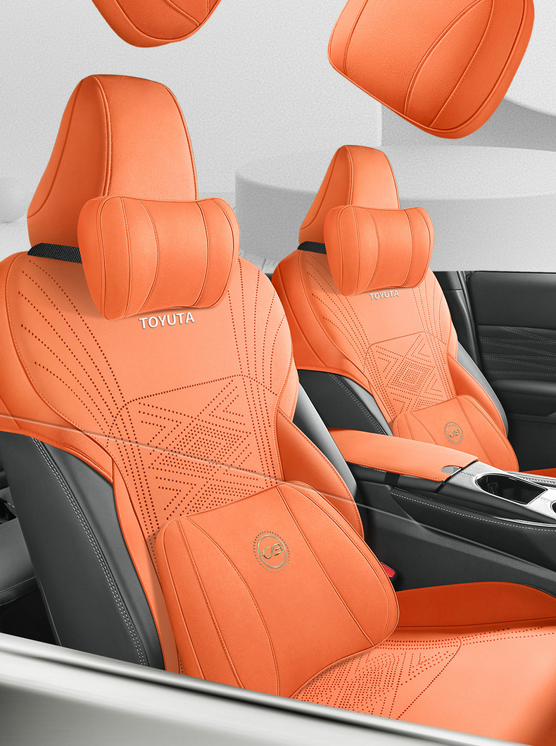 Gac Toyota 9Th Generation Camry Special Seat Cushion, Ninth Generation Car Seat Cover, Half-Cover Four-Season Suede Seat Cover