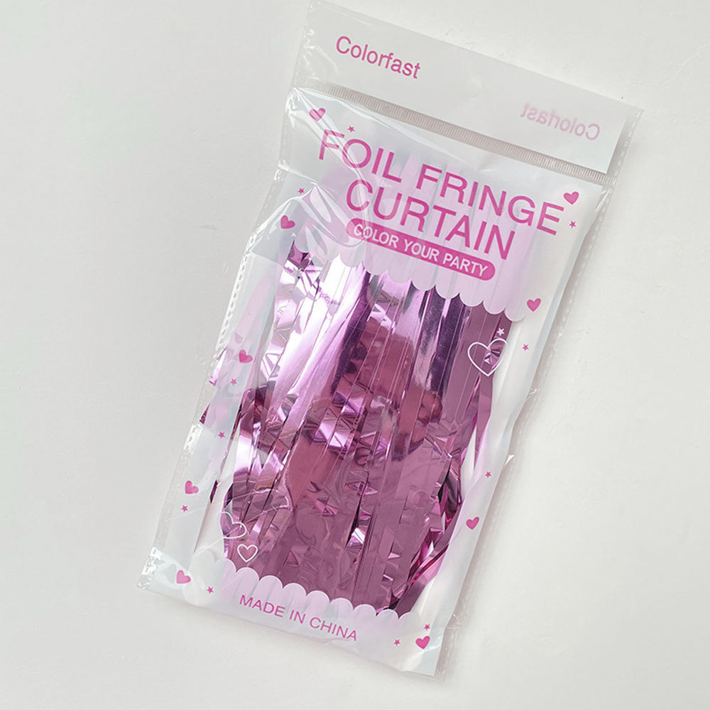 Escena fiesta diseño decoración Fondo lluvia cortina de seda cinta seda borla aula boda habitación diseño vestir cortina de lluvia seda