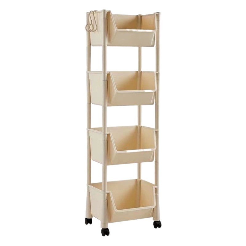 Periódico rack al por mayor snack sundries libro rack salón estudio cocina baño móvil casa piso rack de almacenamiento