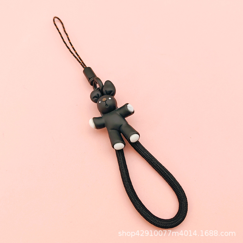 블랙 핸드 로프-흑백 토끼