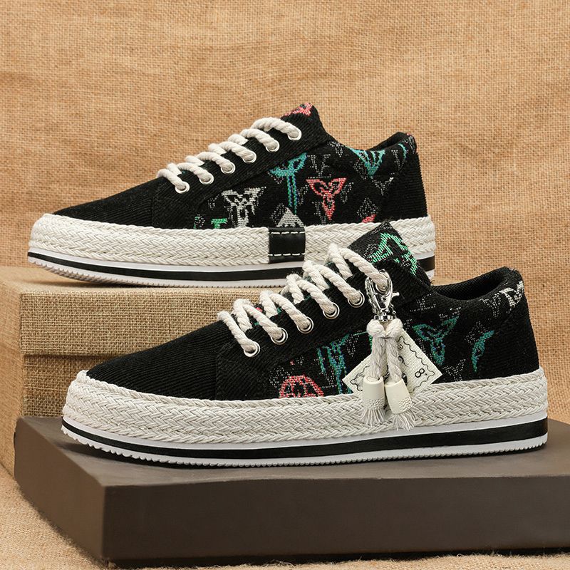 Zapatos de lona de hombre invierno ventilado tendencia de cordillera zapatos planos de hombre casual ligero viejo zapatos de tela de Beijing