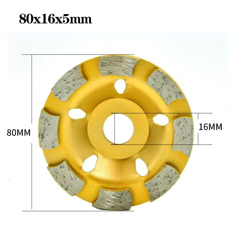 床研磨用ダイヤモンド砥石 80～230MM 研磨砥石 石材・コンクリート壁用二重列砥石|undefined