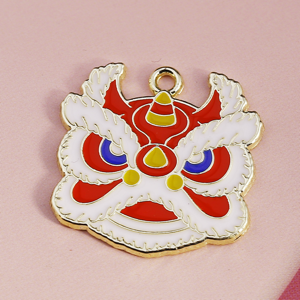 빨간 사자 머리