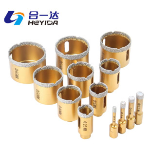 M10 Threaded Vacuum Brazed Dry Diamond Core Drill Bit for Tile Hole Saw Granite Marble Stone Dry Drilling