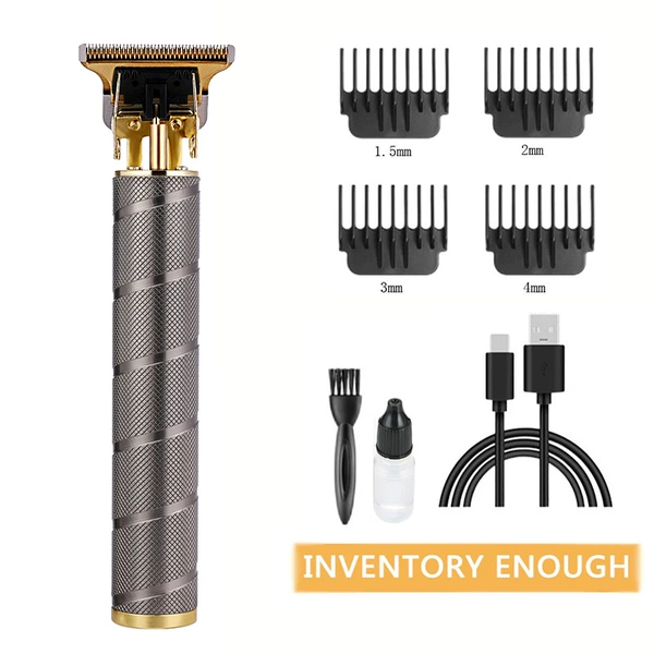 Spiral line straight charging silver gun color
