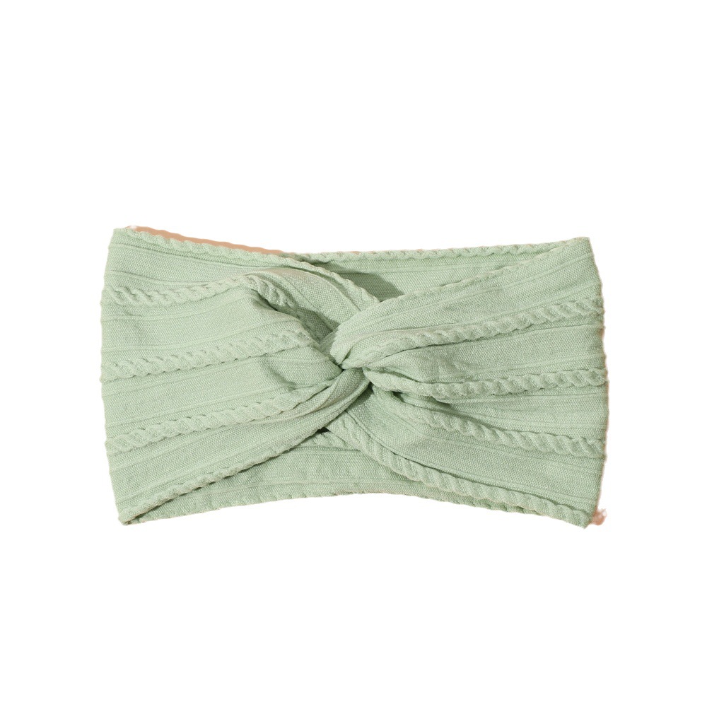 Nya barnhuvudbonader baby vår och sommar korsband baby nylon elastiskt fontanell brett hårband_voghion.com