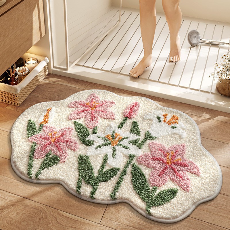 Piccolo tappeto da bagno antiscivolo assorbente per la casa_voghion.com