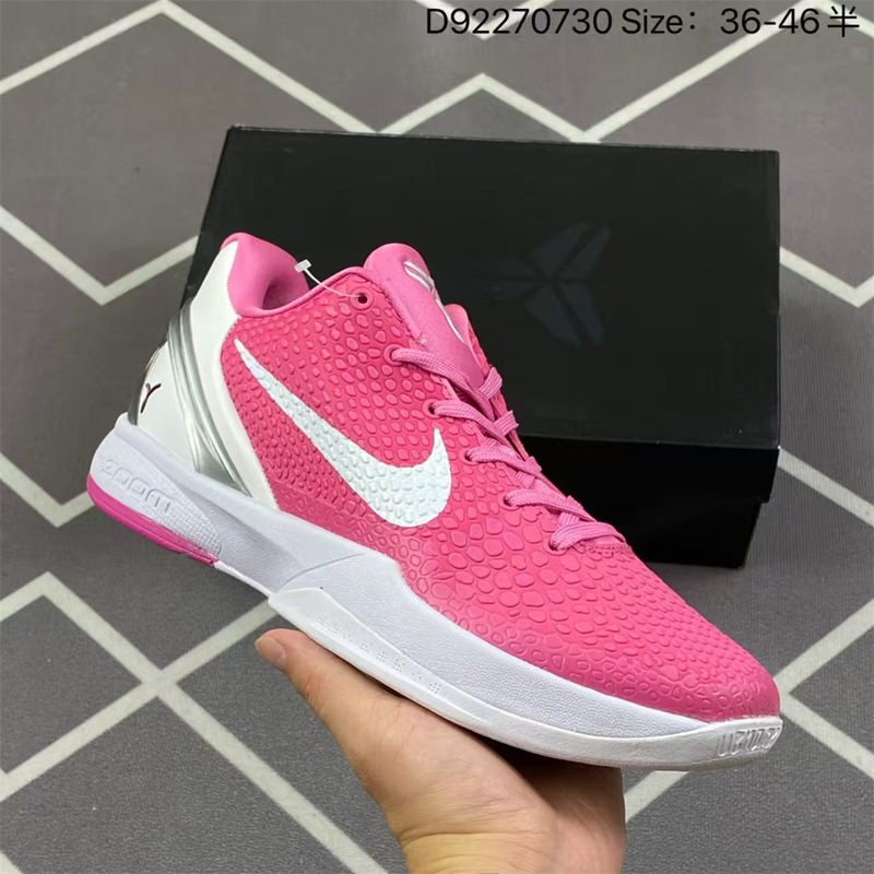 Putian Shoes Kobe 6Th Generation Green Hornet Zk Practical Basketball Shoes Zoom Kobe 6 Anti-Slip Wear-Resistant Men's and Women's Sports Shoes