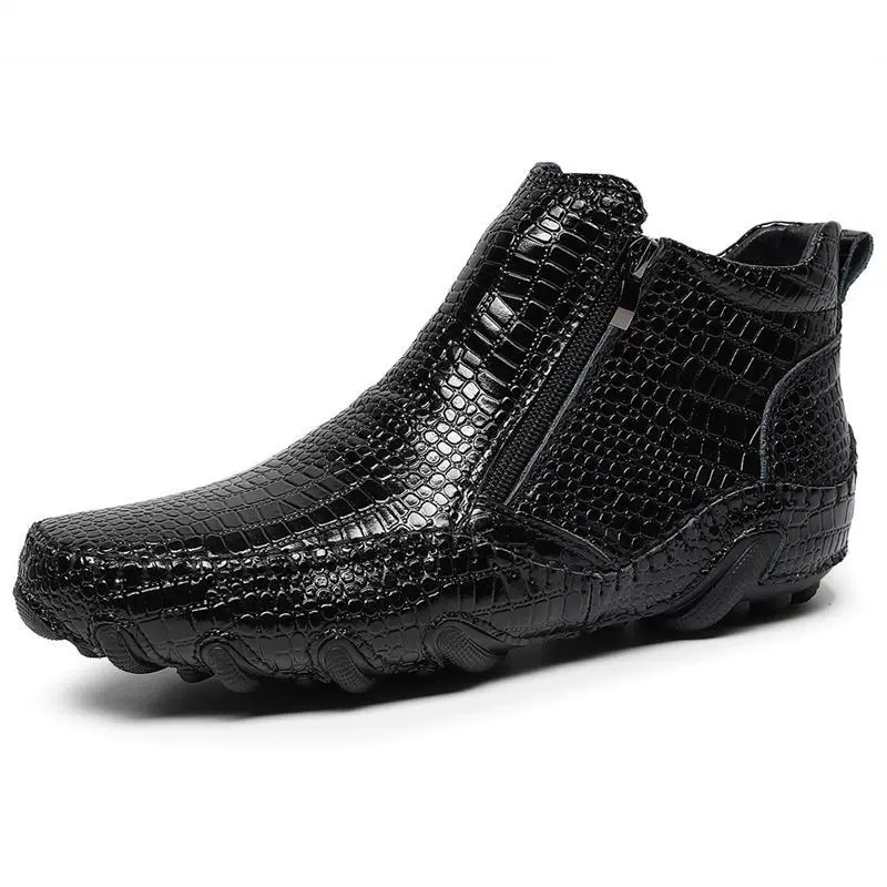 18122 трансграничная повседневная обувь из кожи крокодила больших размеров 38-47