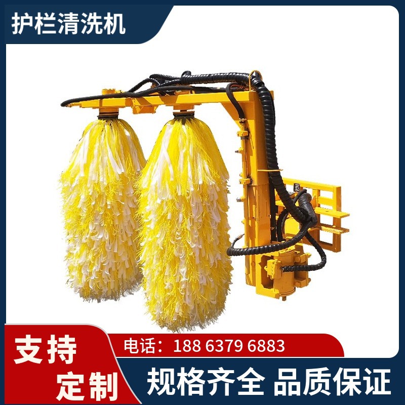 厂家供应车载式广告牌清洗机环卫洒水车加装高速波形护栏清洗机