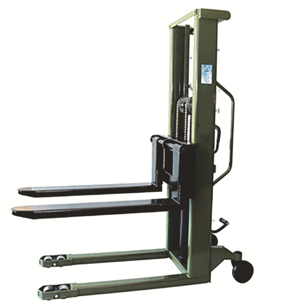 石家庄手动堆高车厂家批发 供应1吨 2吨手动升降车 升降叉车维修