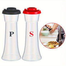 T 70143 Plastic Seasoning Shaker 2-piece Set ���ϵ�ζ����ƿ