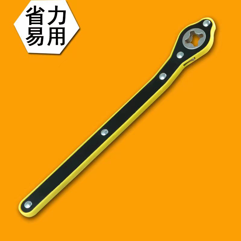 汽车千斤顶省力扳手小车用棘轮扳手车载省力手摇杆省力扳手厂家