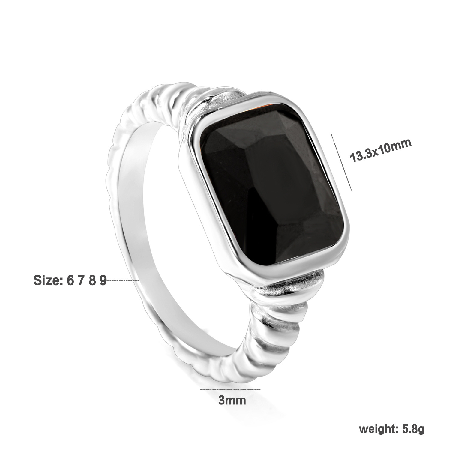 Black diamond steel color RI1461B