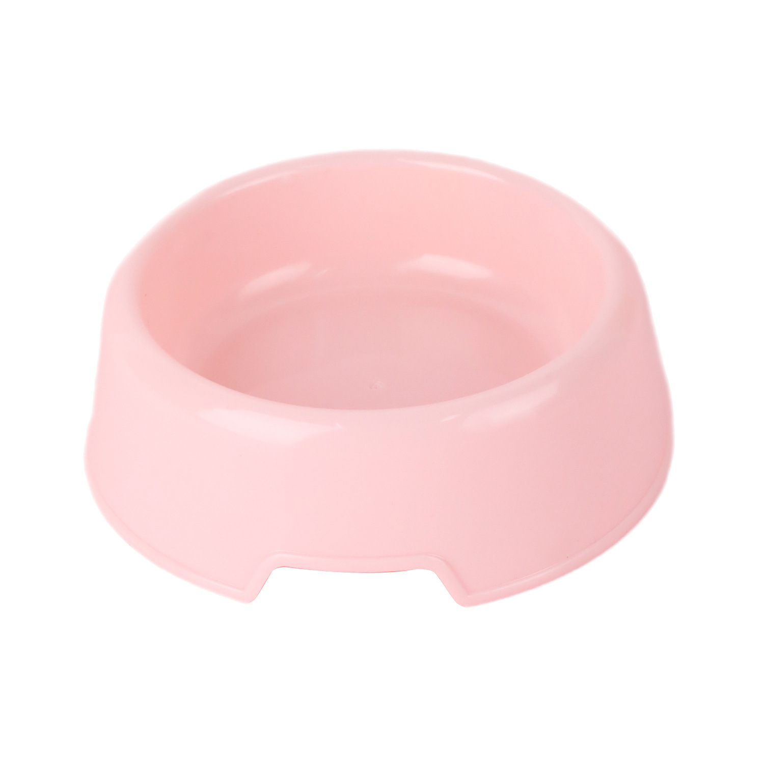 Portátil ligero alto pie plástico solo tazón al por mayor anti-knock Pet Bowl PET vajilla gato tazón de agua perro tazón