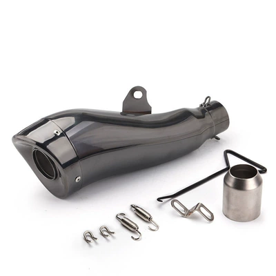 Exhaust pipe Dolphin Exhaust 304 Stainless - c-dolphin-black-gold-leo-sticker