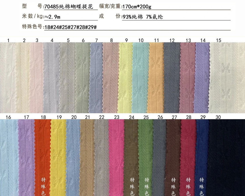 新品200g純綿花立体ジャカード布筋理感ファッションファッション服ニットジャカード生地|undefined