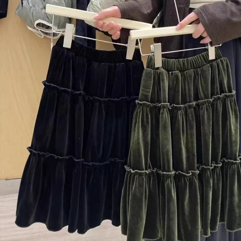 2026 nueva ropa infantil primavera / otoño / invierno coreana para mujeres Tesoro retro versátil dulce vestido de moda
