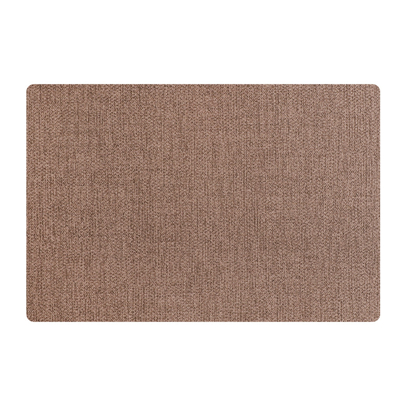 Cuero de PVC imitación tela almohadilla de aislamiento térmico almohadilla de protección de mesa de comedor almohadilla de mesa de comedor almohadilla de platos aislamiento térmico resistente a altas temperaturas cubiertos