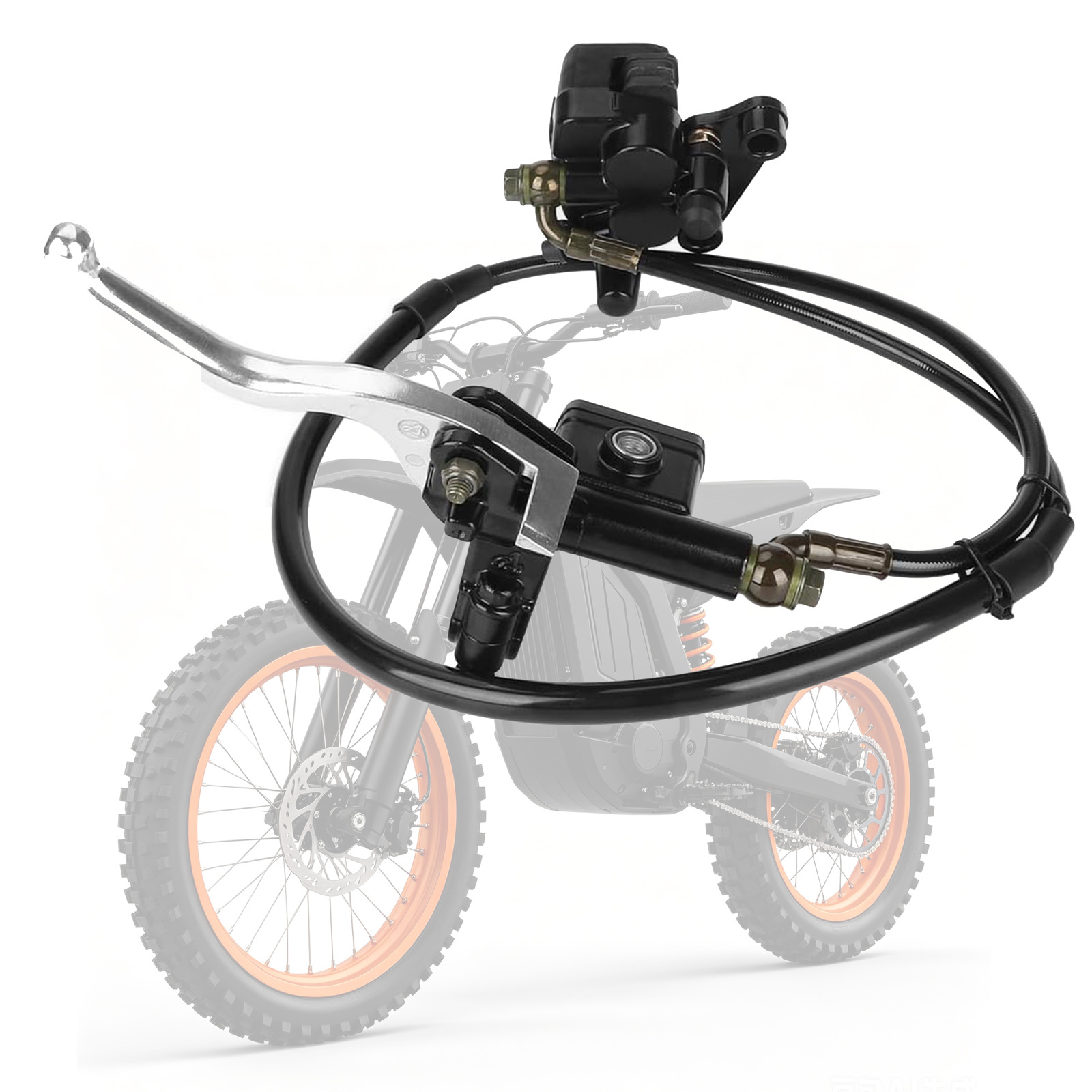 Suitable for Tuttio Soleil 01 KUGOO electric motorcycle front and rear brake assembly 190 brake disc