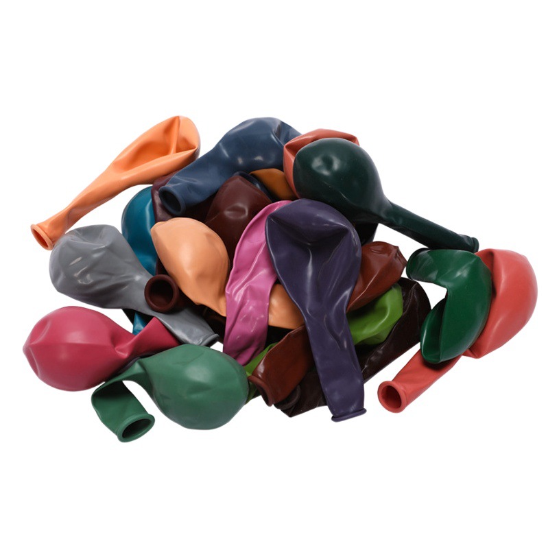 Globo retro transfronterizo 12 pulgadas 2,8G retro engrosada fiesta de cumpleaños globo decoración globo Retro