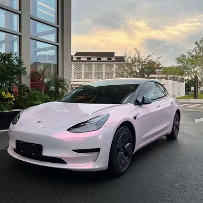 Manufacturer's Ready-Made Car Color Changing Film Pet Huayue Pink Feizi Xiaoxiao Cross-Border Hot Selling Car Body Color Changing Film Can Be Cut (Auto Color Change Film) - huayuefenfeizixiao-30cm-15m