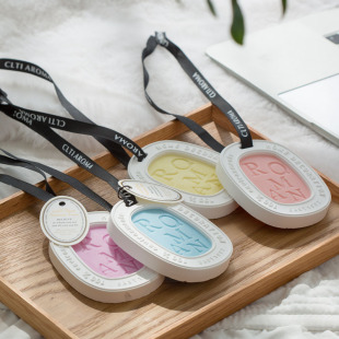 Two-color Gypsum Aromatherapy Wax Tablet Wardrobe Deodorizing Aromatic Solid Perfume Fragrance Accompanying Gift High-grade Gift Box for Gift