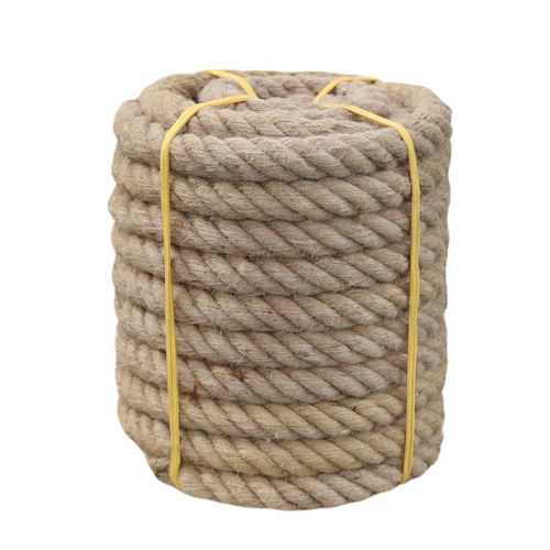 Jute rope tug of war rope cat climbing rope diy decorative hand-woven fine hemp rope bundled thick hemp rope hemp rope