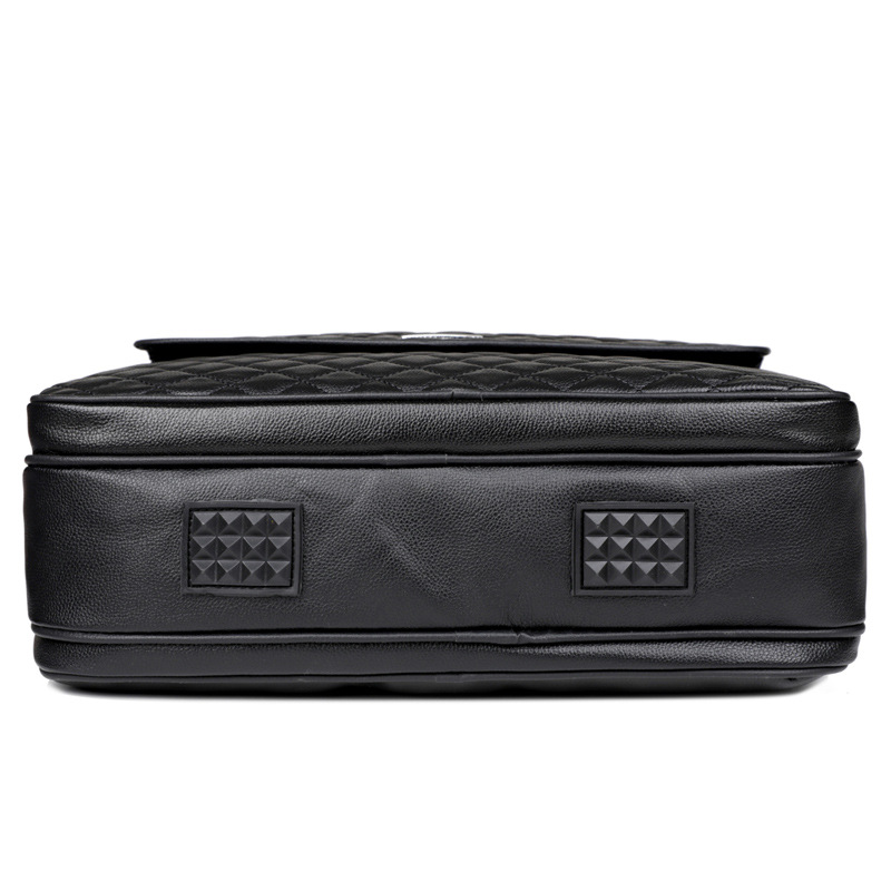 Maletín de negocios Bolso para computadora portátil de 15,6 pulgadas para hombres Cartera de negocios de documentos de gran capacidad Kit