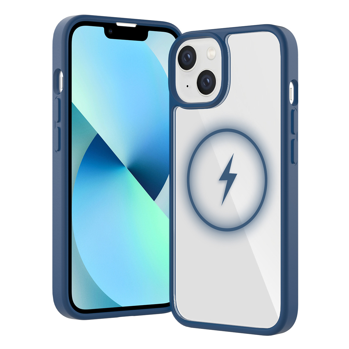 Transfronterizo aplicable Samsung S25 PLUS Silver Shield 2 - in - 1 caja de teléfono móvil transparente gruesa cubierta de protección magnética transparente