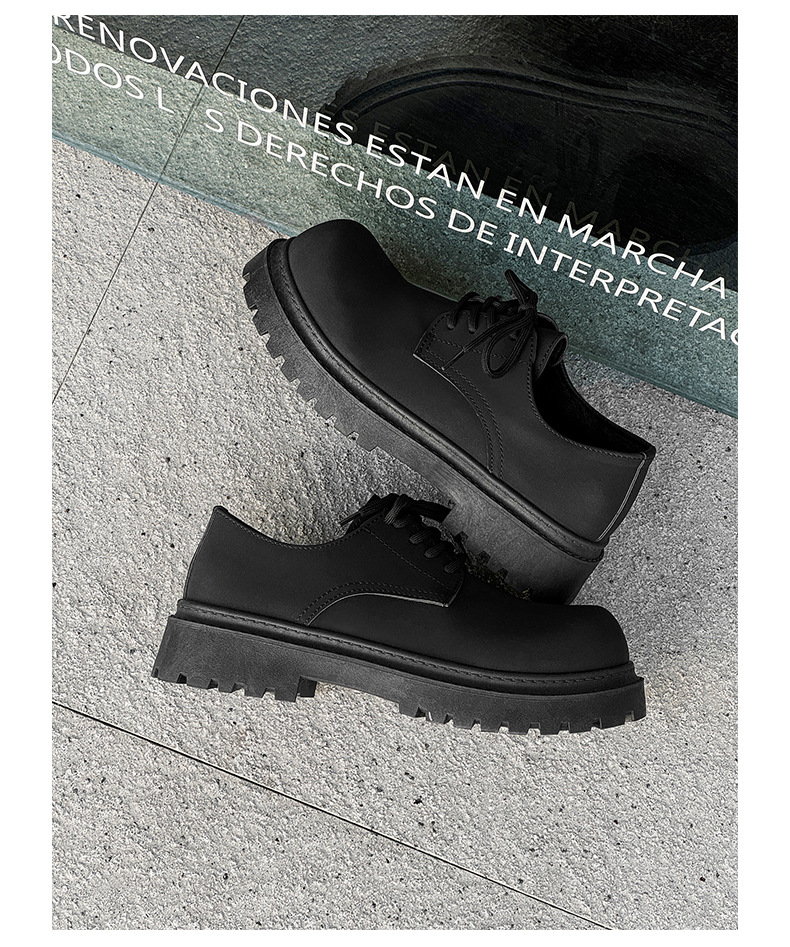 ShoeVault Stivali Martin da uomo bassi 2025 Primavera Quattro Stagioni Retro Casual Stile Britannico Scarpe Derby in Pelle con Alluce Valgo_voghion.com