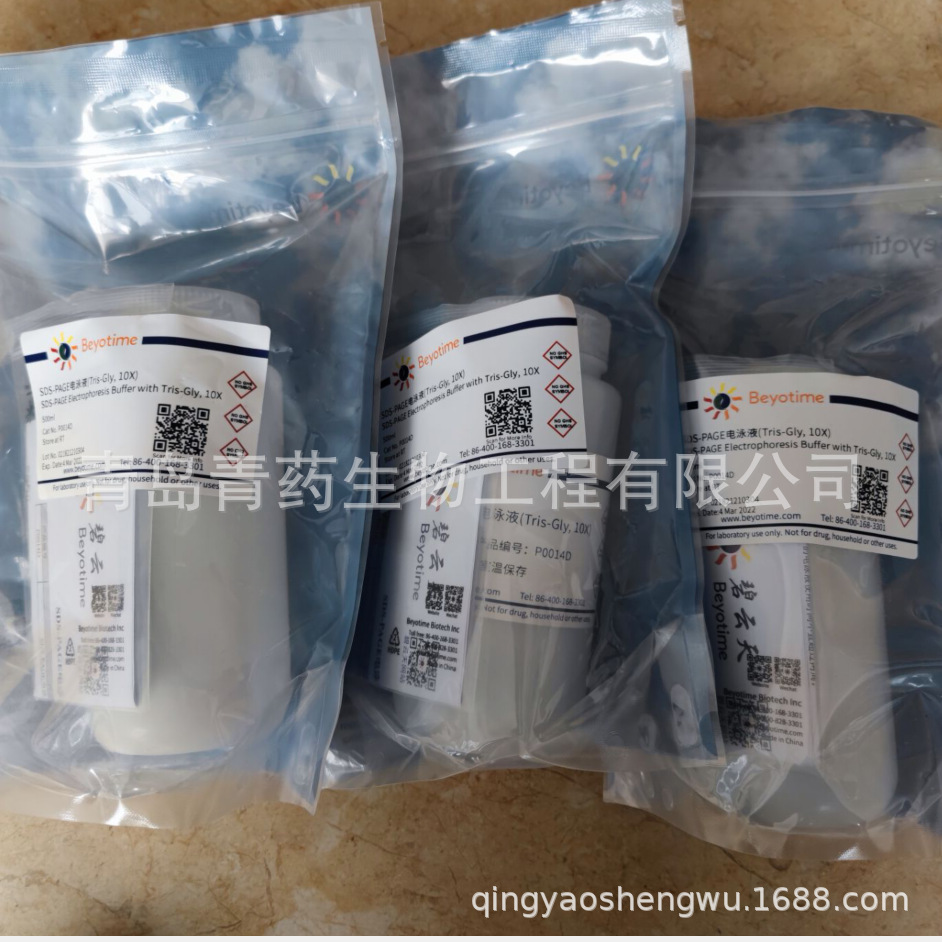 ������ SDS-PAGE��ӾҺ(Tris-Gly,10X) P0014D 500ml/ƿ