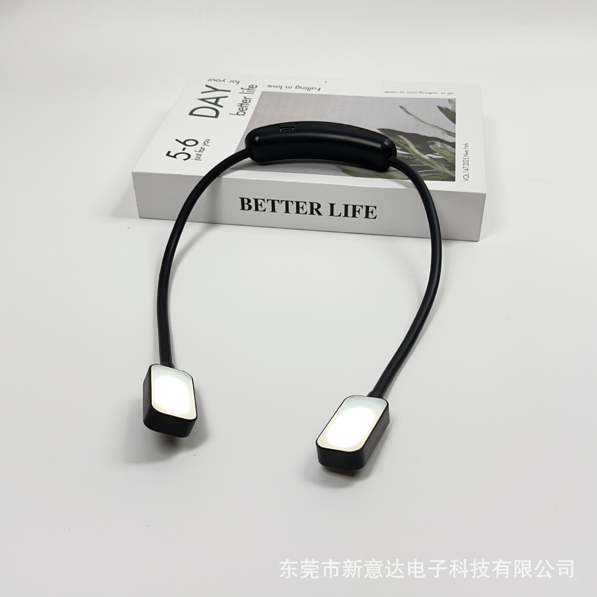 Nuevo cuello transfronterizo lámpara de cuello estudiantes de protección ocular lámpara de lectura deportiva al aire libre lámpara de correr lámpara de reparación de noche