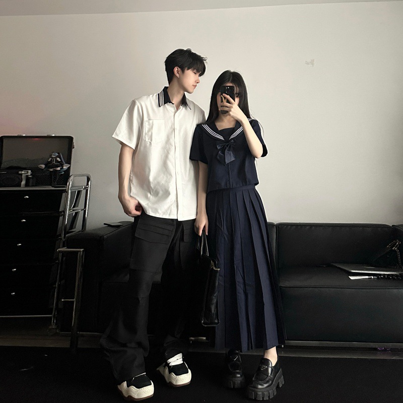 Graduation photo clothing 2024 real shot class clothing summer college style high school students chorus recitation performance clothing junior high school students