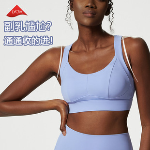 2022 Spring New Cross-border Sports Underwear Women's Naked Sports Bra Large Size European and American Yoga Bra