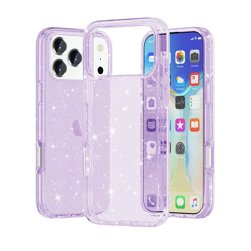 Чехол для Apple iPhone 17 Pro Max, звёздный блеск, усиленная толстая защита