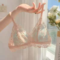 Кружевной французский ультратонкий сексуальный нижнее белье Pure Lust, женский бюстгальтер, легкий и тонкий, без ободков, дышащий, маленький комплект бюстгальтера, открывающий грудь