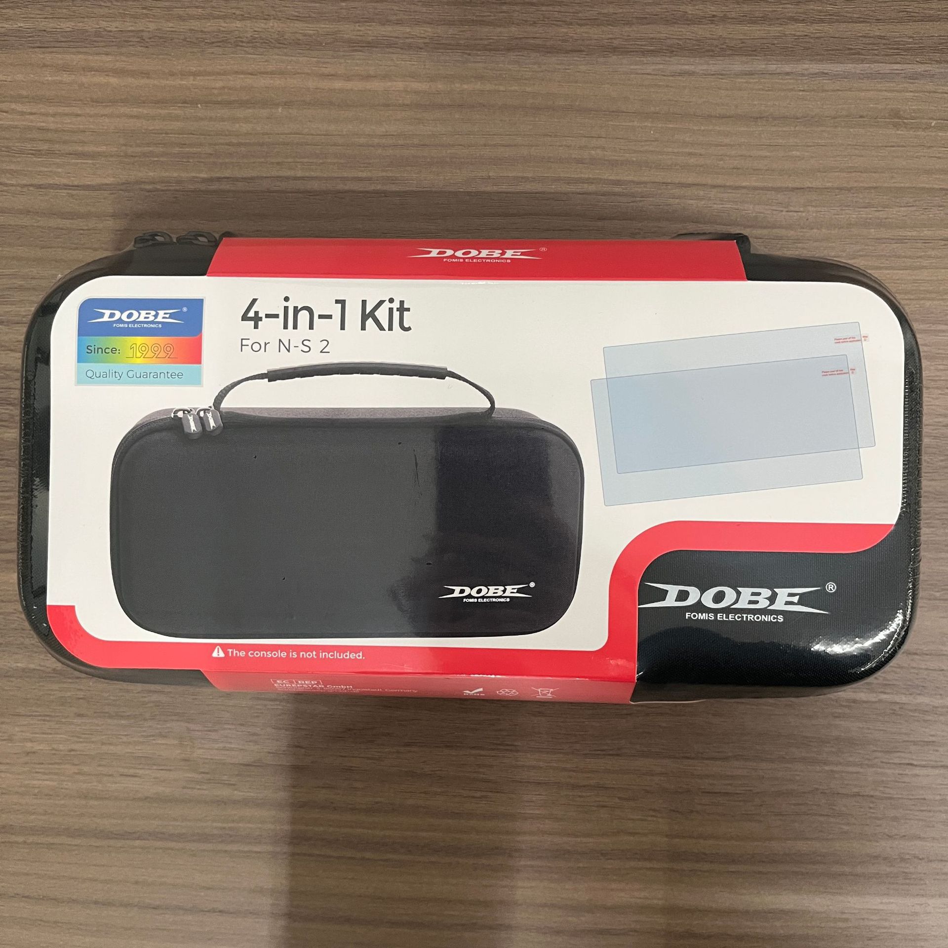Switch 2nd Gen Ana Konsol Saklama Çantası NS2 Ekran Temperli Cam Film Uygulama Aracı İle 4 In 1 Set TNS-51109