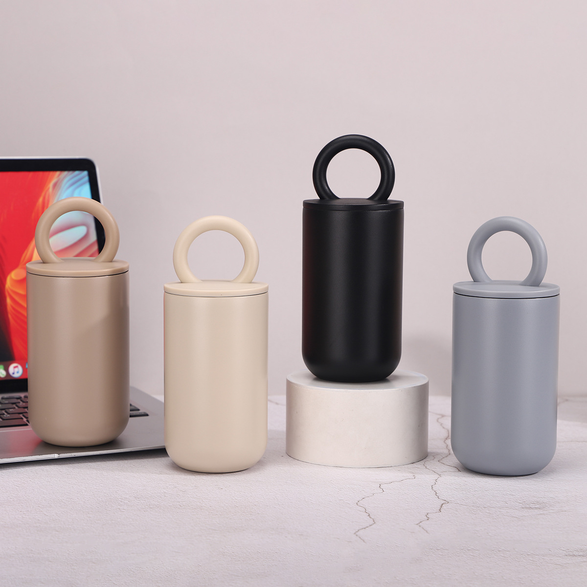 Insulated Stainless Steel Coffee Cup With Vacuum Layer For Office_voghion.com