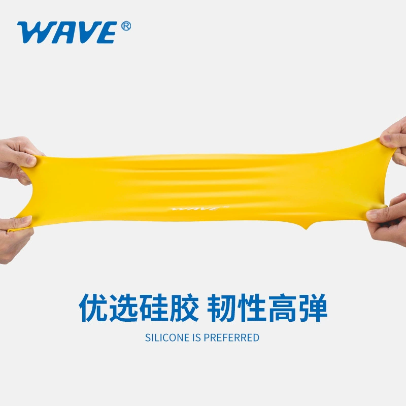 Стильная водонепроницаемая спортивная шапочка для плавания WAVE, для мужчин и женщин, продажи напрямую с завода