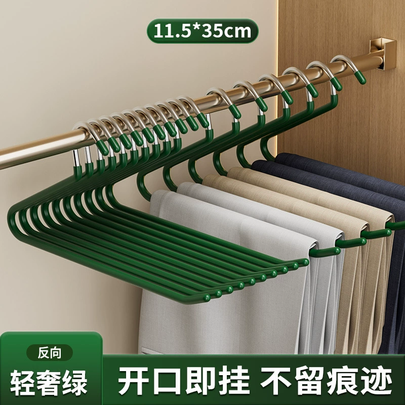 Висящие на полке Non-slip Hangers для брюк, система хранения одежды, несколько цветов и форм, для домашнего использования
