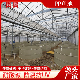 Breeding Pp Fish Pond Custom Factory Aquaculture Pond Reservoir Circulating Water Tank Acid and Alkali Resistant Plastic Pp Fish Pond