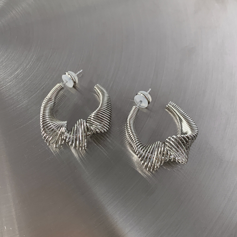 Elegant Geometric Copper Plating Earrings 1 Pair