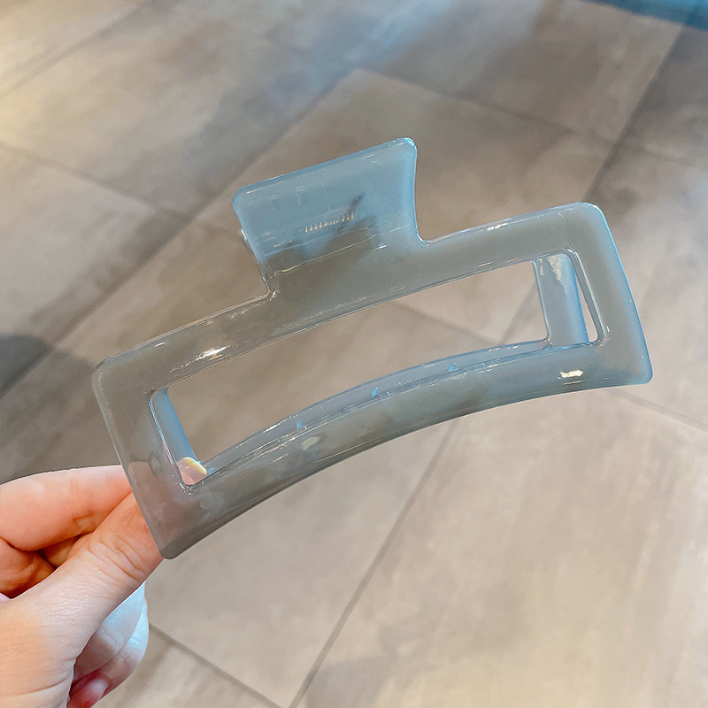 Clip de pelo de gran tamaño esmerilado simple Cabeza trasera updo horquilla de alto grado tiburón clip horquilla tocado al por mayor